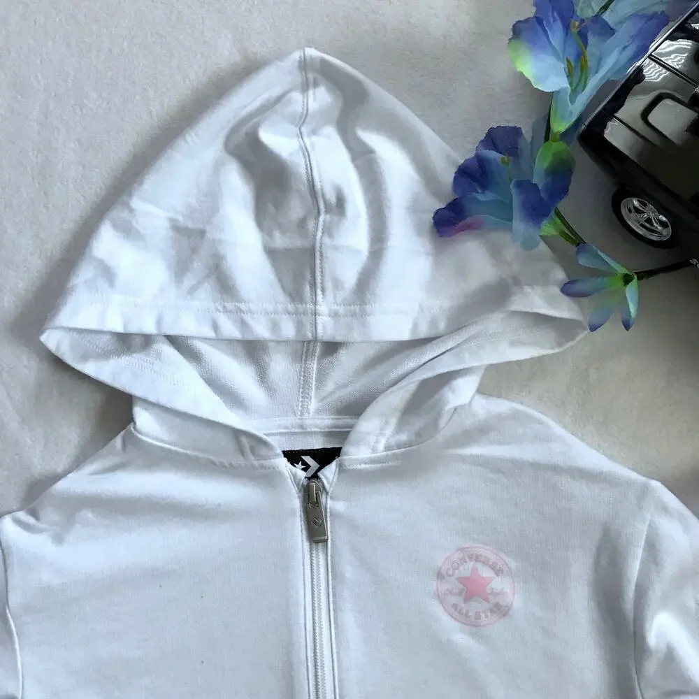 Converse NWT Full Zip Hoodie Top Girls Various